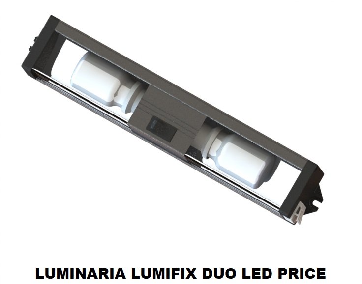 LUMINARIA LUMIFIX DUO LED PRICE Rhiannon Fábrica de Acessórios
